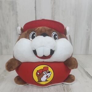 Buc-ee's Chubby Beaver Round Plush Stuffed Animal Toy 7.5" Tall NEW